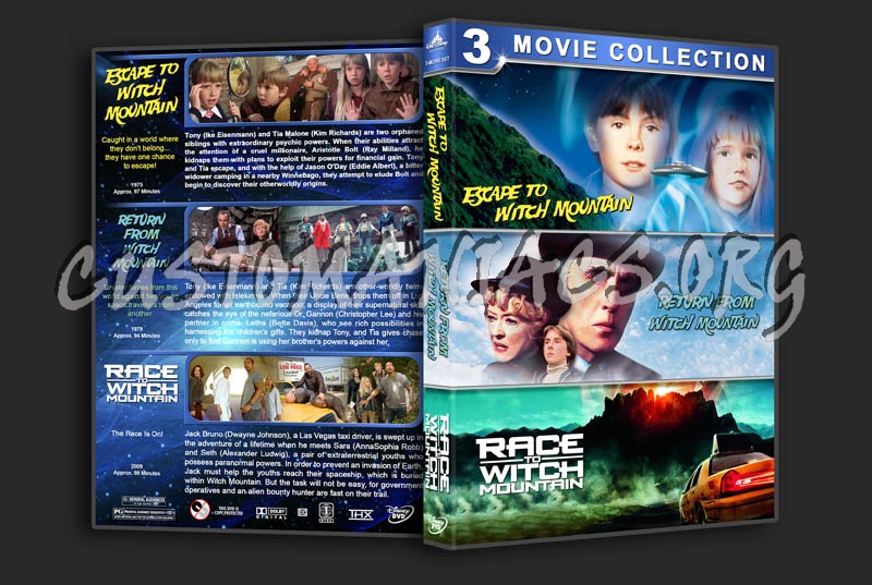 Escape to...Return from...Race to Witch M<ountain Triple dvd cover