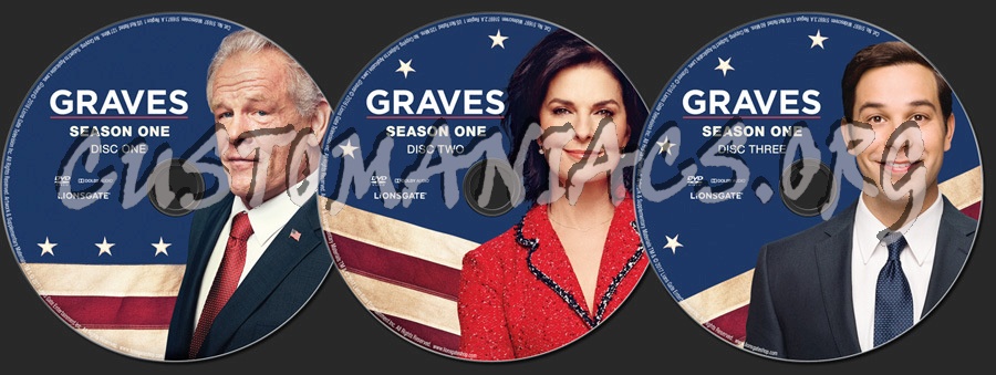 Graves Season 1 dvd label