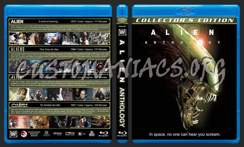 Alien Anthology blu-ray cover