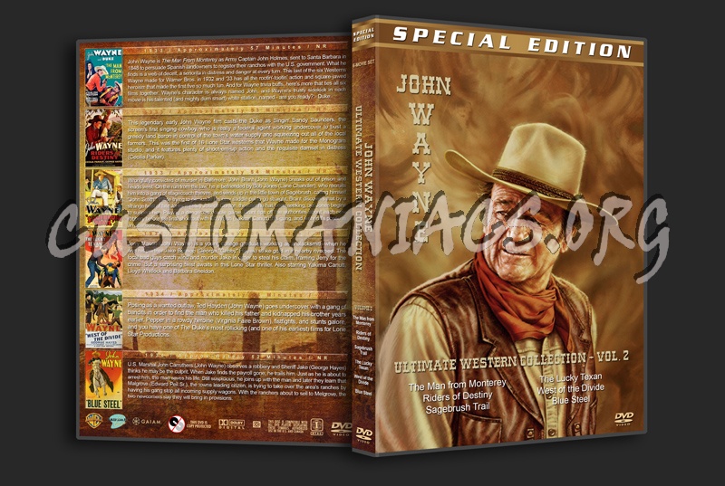 John Wayne Ultimate Western Collection - Volume 2 (1933-1934) dvd cover