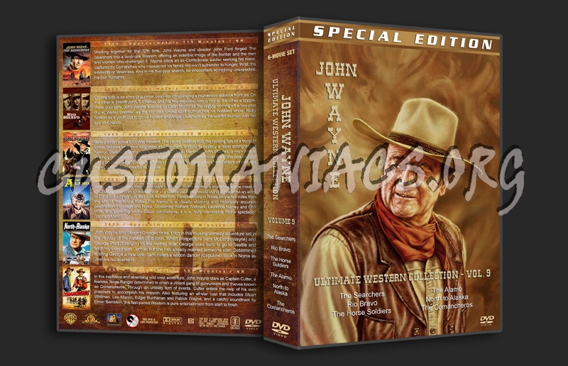 John Wayne Ultimate Western Collection - Volume 9 (1956-1961) dvd cover