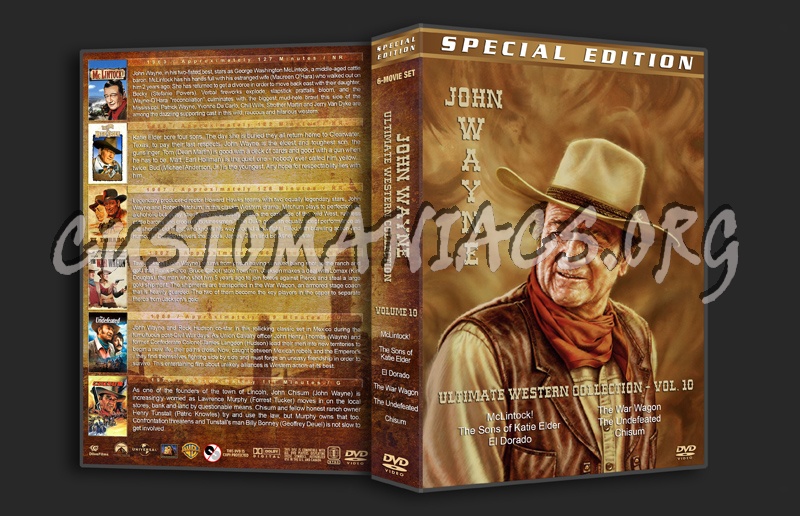 John Wayne Ultimate Western Collection - Volume 10 (1963-1970) dvd cover