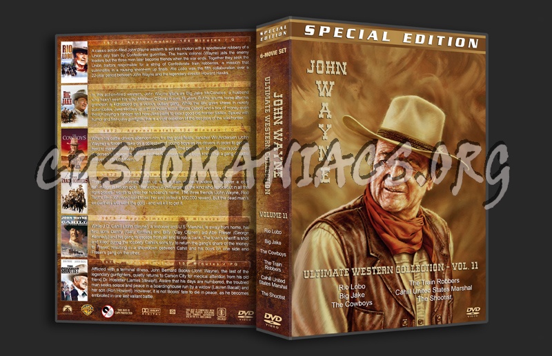 John Wayne Ultimate Western Collection - Volume 11 (1970-1976) dvd cover