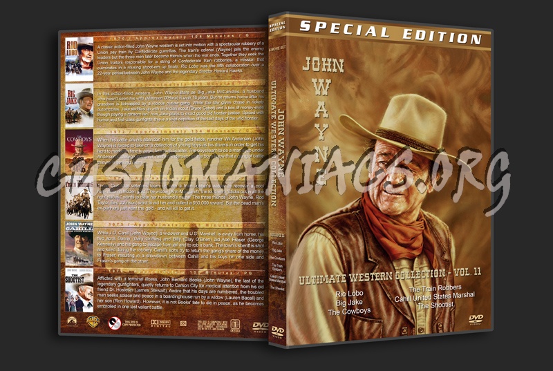 John Wayne Ultimate Western Collection - Volume 11 (1970-1976) dvd cover