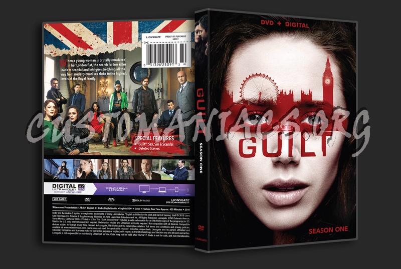 Guilt Season 1 dvd cover