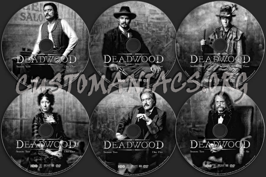 Deadwood - Season 2 dvd label