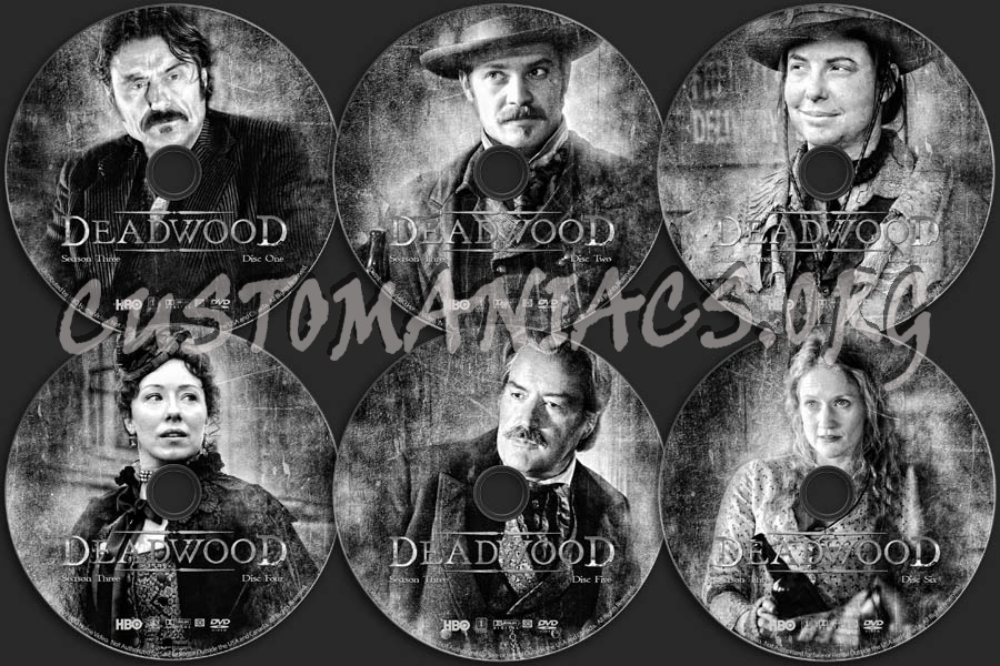 Deadwood - Season 3 dvd label