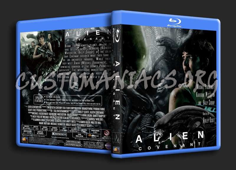 Alien: Covenant blu-ray cover