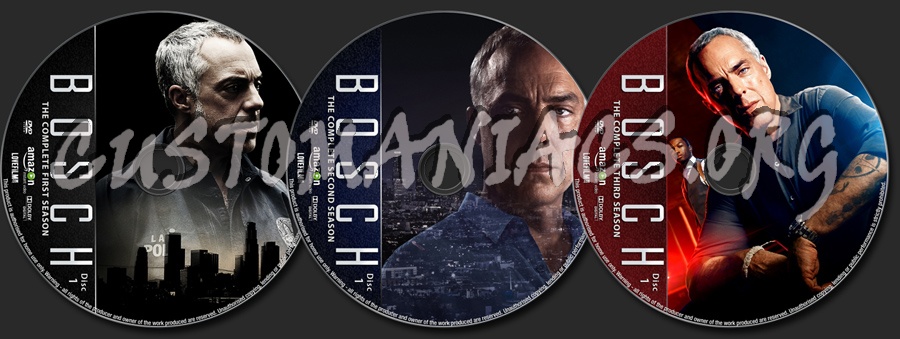 Bosch Seasons 1-3 dvd label