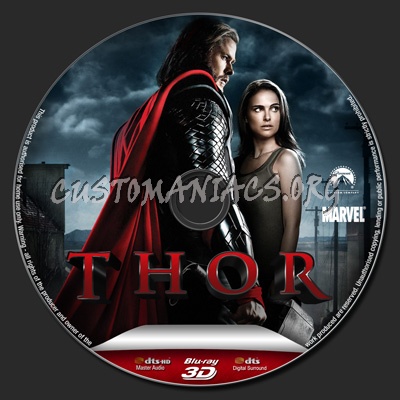 Thor blu-ray label