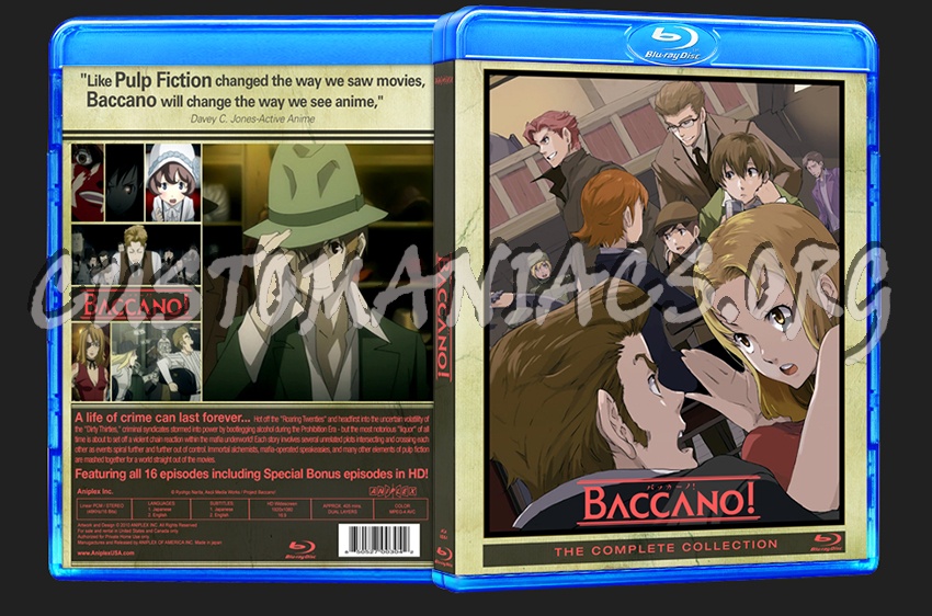 Baccano! blu-ray cover