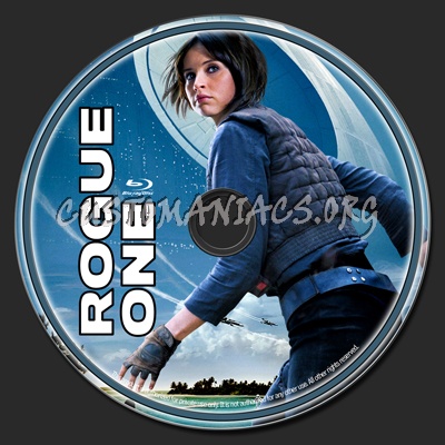 Rogue One blu-ray label