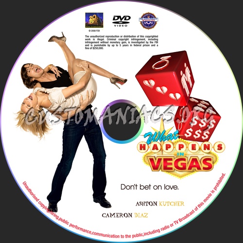 What Happens in Vegas dvd label