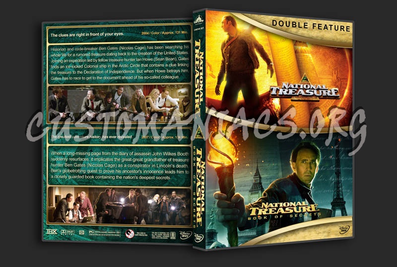 National Treadure Double Feature dvd cover