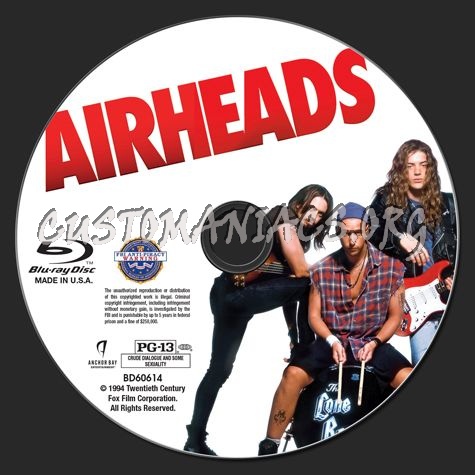 Airheads blu-ray label