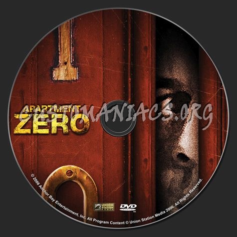 Apartment Zero dvd label