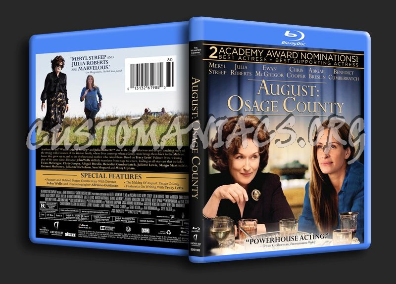 August: Osage County blu-ray cover