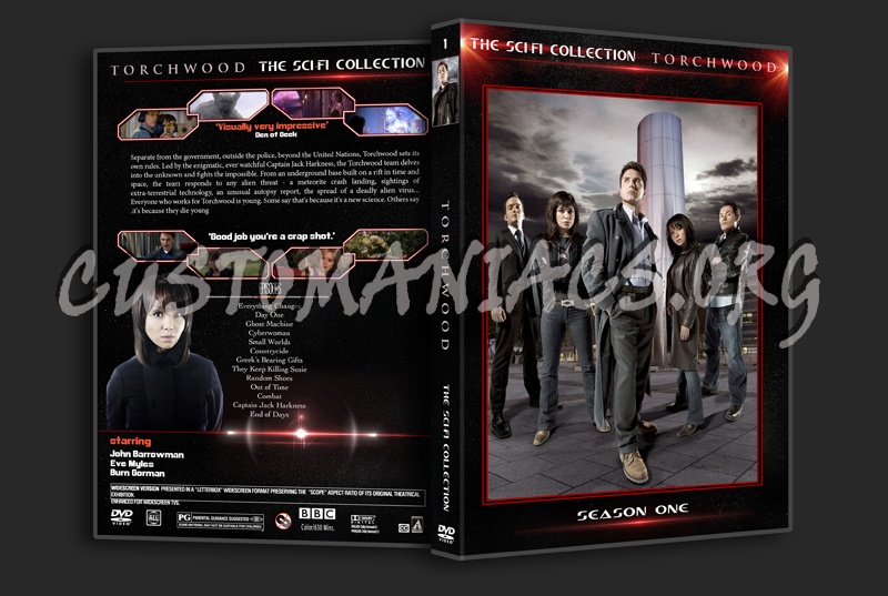 Torchwood Season 1 (The Sci-Fi Collection) dvd cover