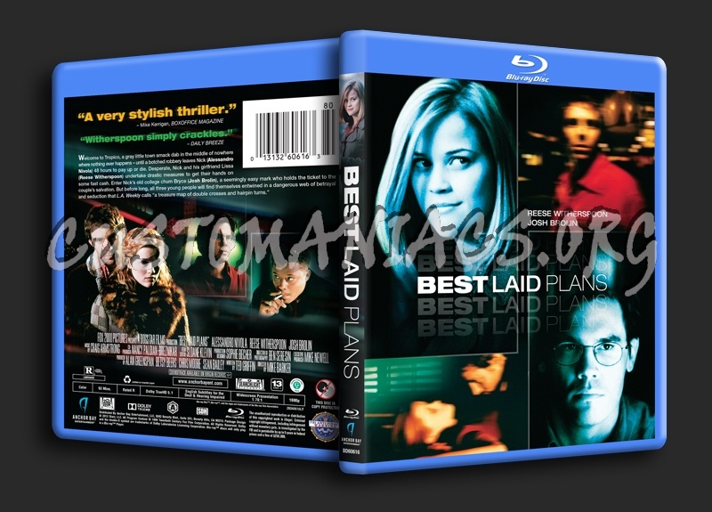 Best Laid Plans blu-ray cover