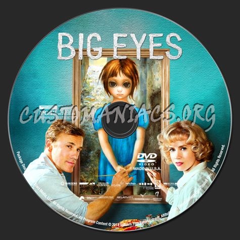 Big Eyes dvd label