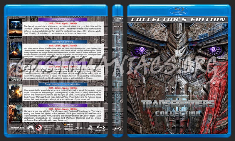 Transformers Collection (5) blu-ray cover