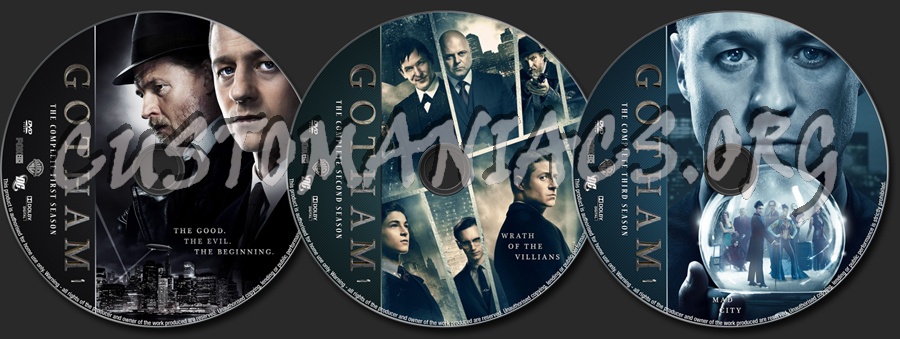 Gotham Complete dvd label