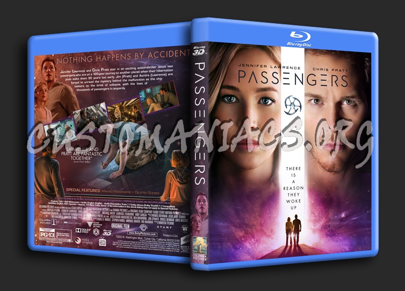 Passengers (2016) 3D dvd cover