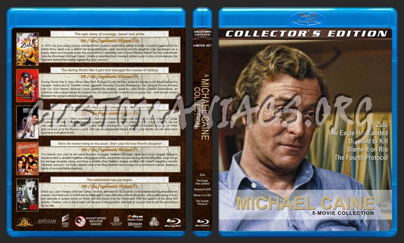 Michael Caine 6-Movie Collection blu-ray cover