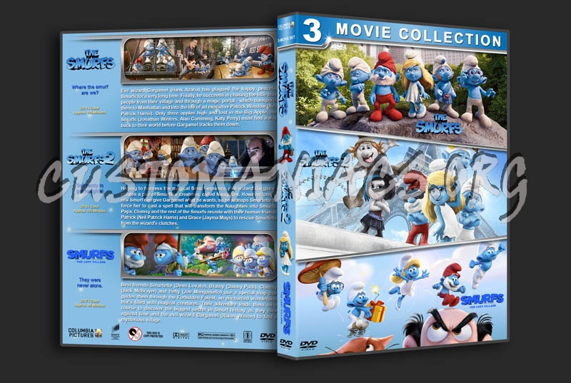 The Smurfs Triple Feature dvd cover