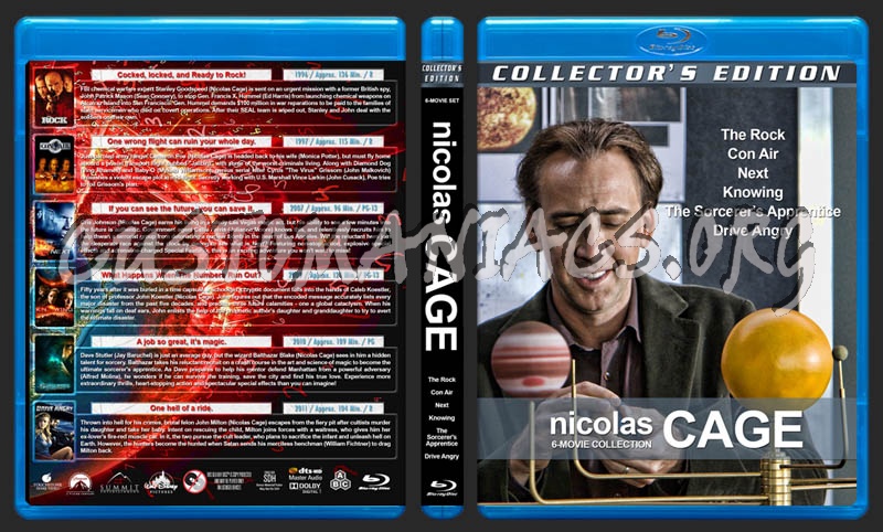 Nicolas Cage 6-Movie Collection blu-ray cover