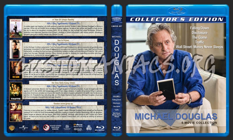 Michael Douglas 5-Movie Collection blu-ray cover