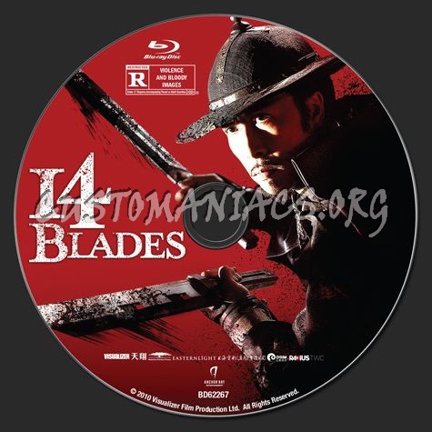 14 Blades blu-ray label