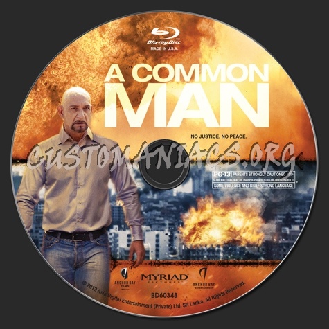 A Common Man blu-ray label