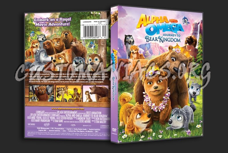 Alpha and Omega Journey to Bear Kingdom dvd cover