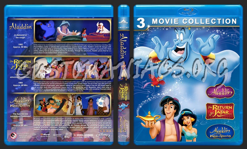 Aladdin Triple Feature blu-ray cover