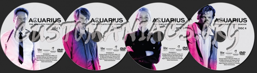 Aquarius Season 1 dvd label