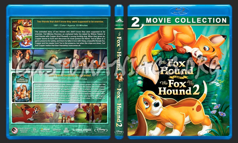 The Fox and the Hound Double Feature blu-ray cover