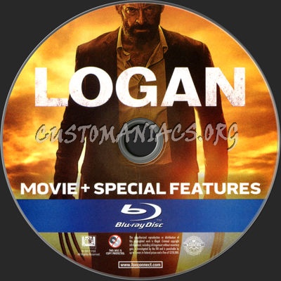 Logan blu-ray label