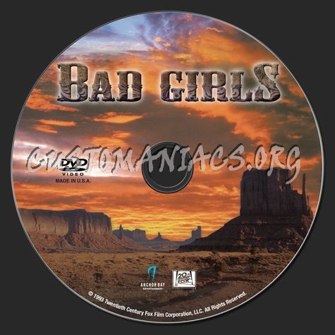 Bad Girls dvd label