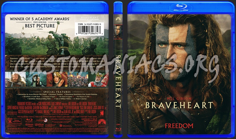 Braveheart blu-ray cover - DVD Covers & Labels by Customaniacs, id ...