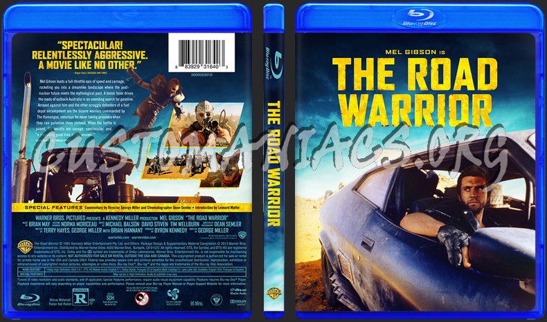 The Road Warrior blu-ray cover