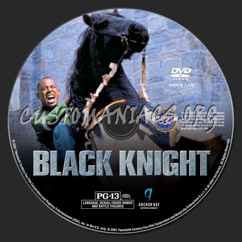 Black Knight dvd label