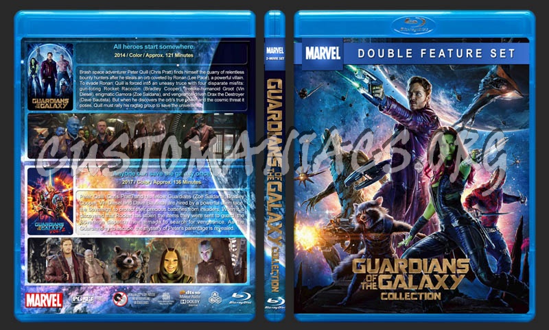 Guardians of the Galaxy Collection blu-ray cover