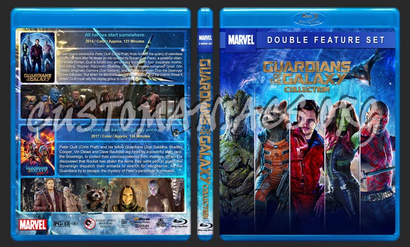 Guardians of the Galaxy Collection blu-ray cover