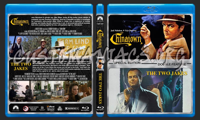 ChinaTown / The Two Jakes Double Feature blu-ray cover