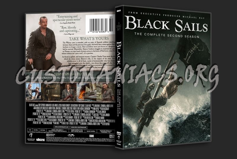 Black Sails Season 2 dvd cover