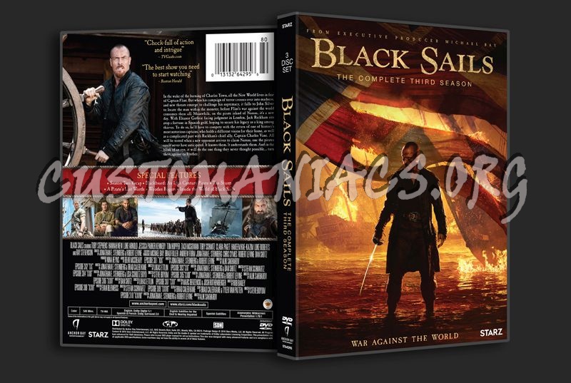 Black Sails Season 3 dvd cover