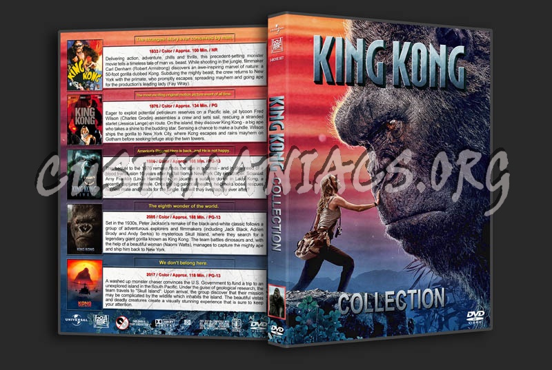 King Kong Collection (5) dvd cover