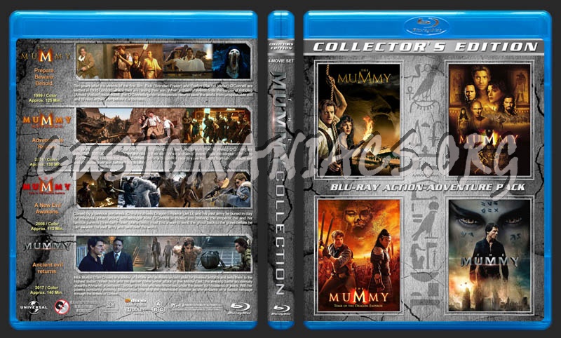 The Mummy Collection blu-ray cover