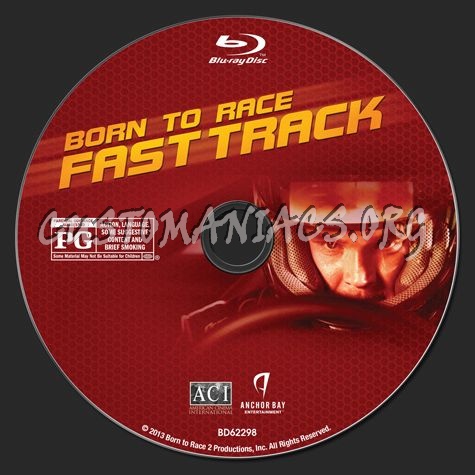 Born to Race Fast Track blu-ray label